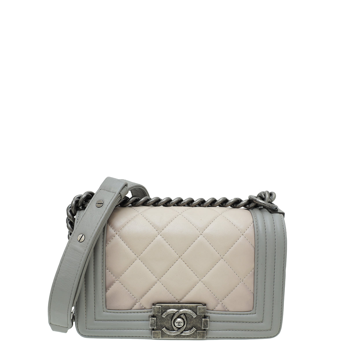 Chanel Grey Le Boy Small Bag-Chanel-THE CLOSET