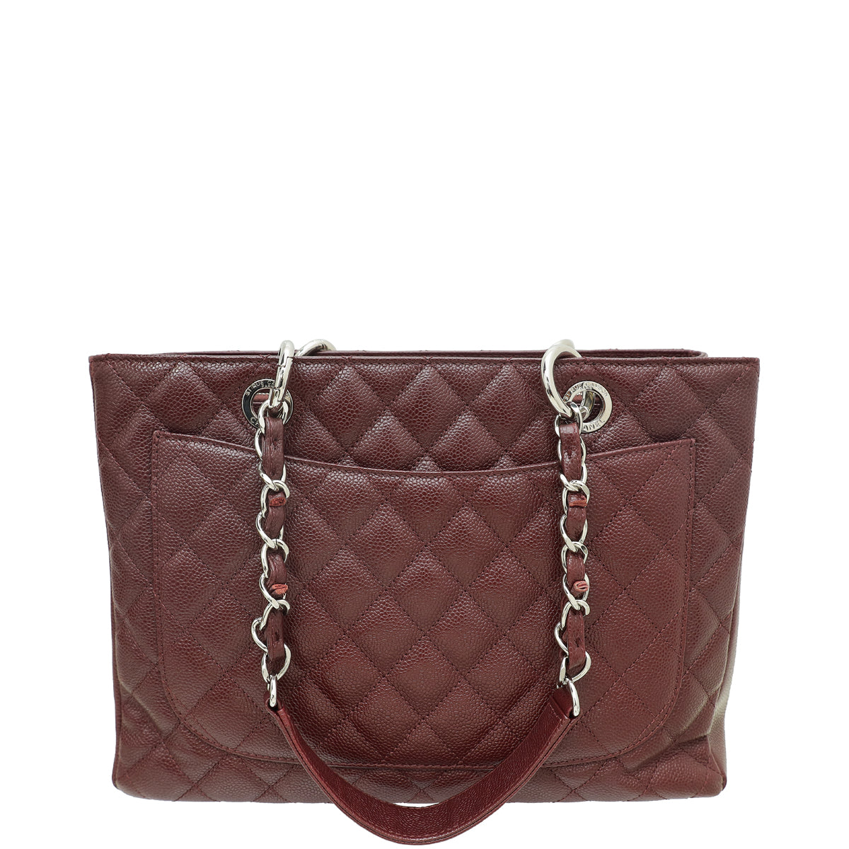 Chanel Burgundy CC GST Medium Tote Bag-Chanel-THE CLOSET