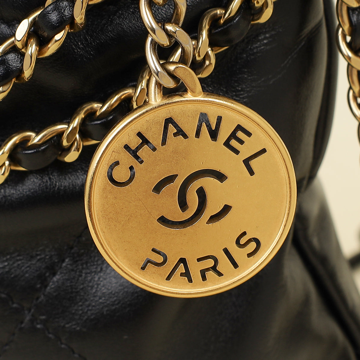 Chanel Black CC 22 Mini Shiny Bag-Chanel-THE CLOSET