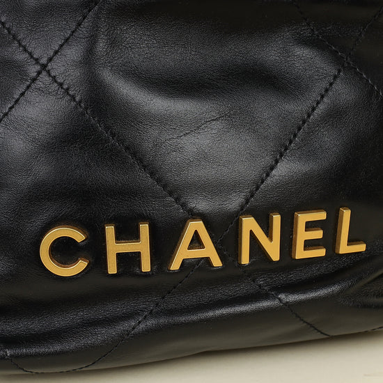 Chanel Black CC 22 Mini Shiny Bag-Chanel-THE CLOSET
