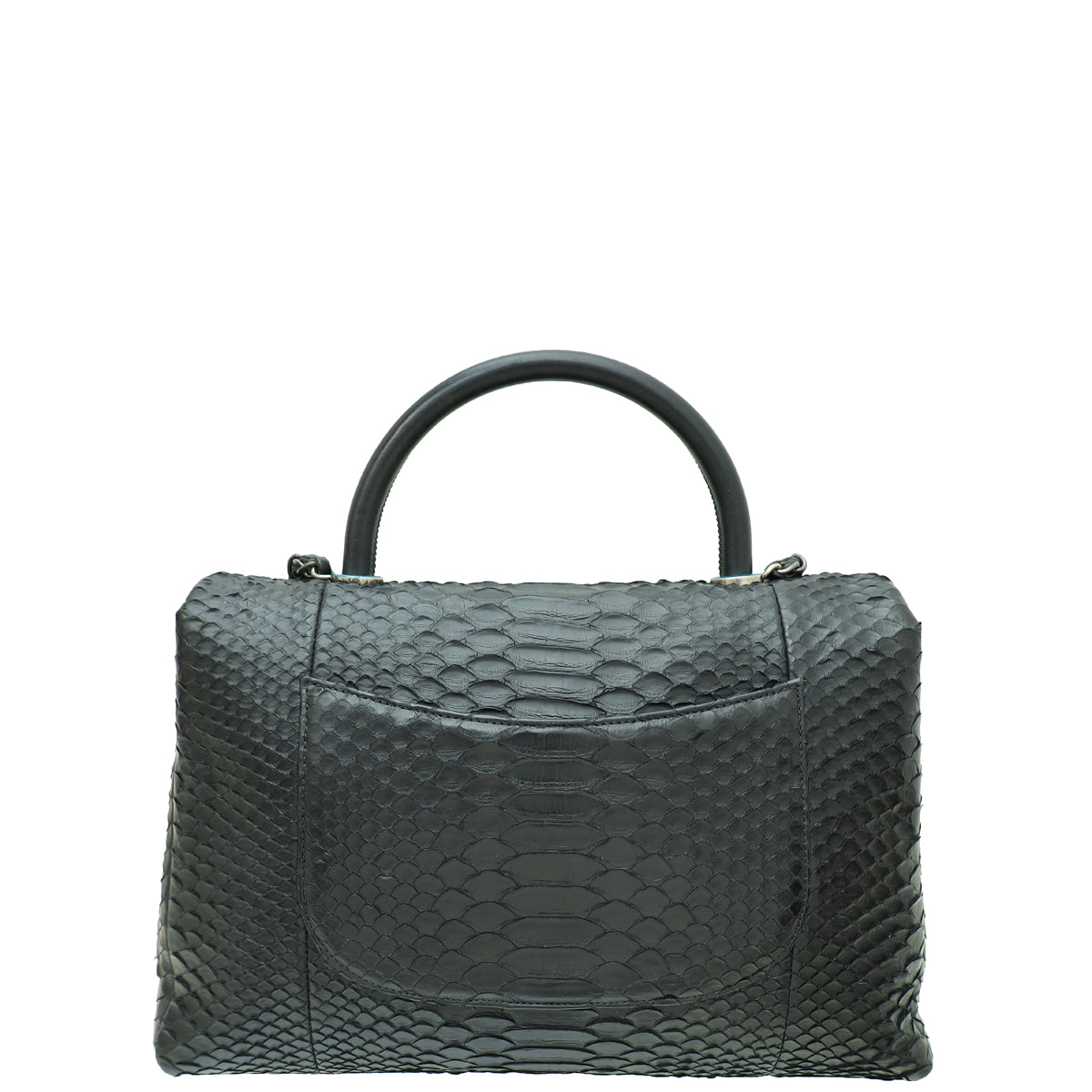 Chanel Black Python Coco Handle Bag-Chanel-THE CLOSET