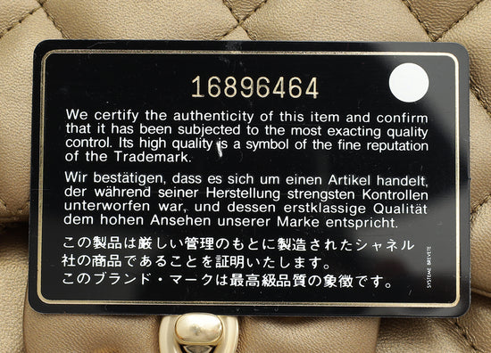 Chanel Bronze CC Classic Double Flap Maxi Bag-Chanel-THE CLOSET