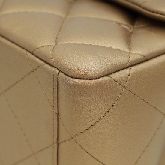 Chanel Bronze CC Classic Double Flap Maxi Bag-Chanel-THE CLOSET