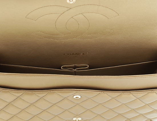 Chanel Bronze CC Classic Double Flap Maxi Bag-Chanel-THE CLOSET