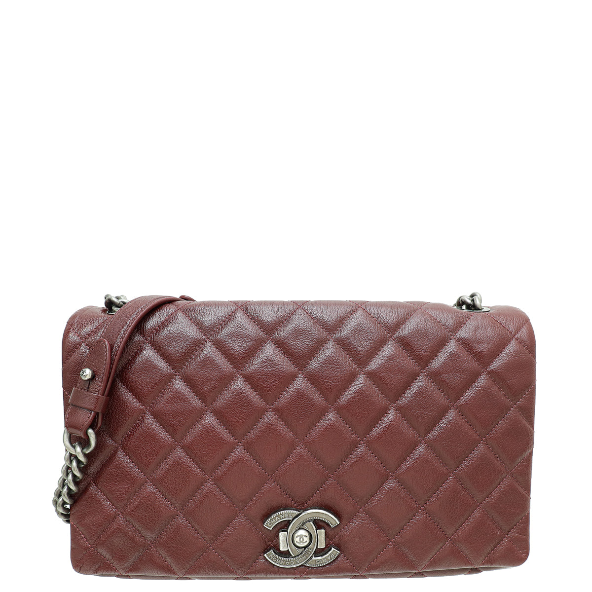 Chanel Burgundy City Rock Flap Large Bag-Chanel-THE CLOSET