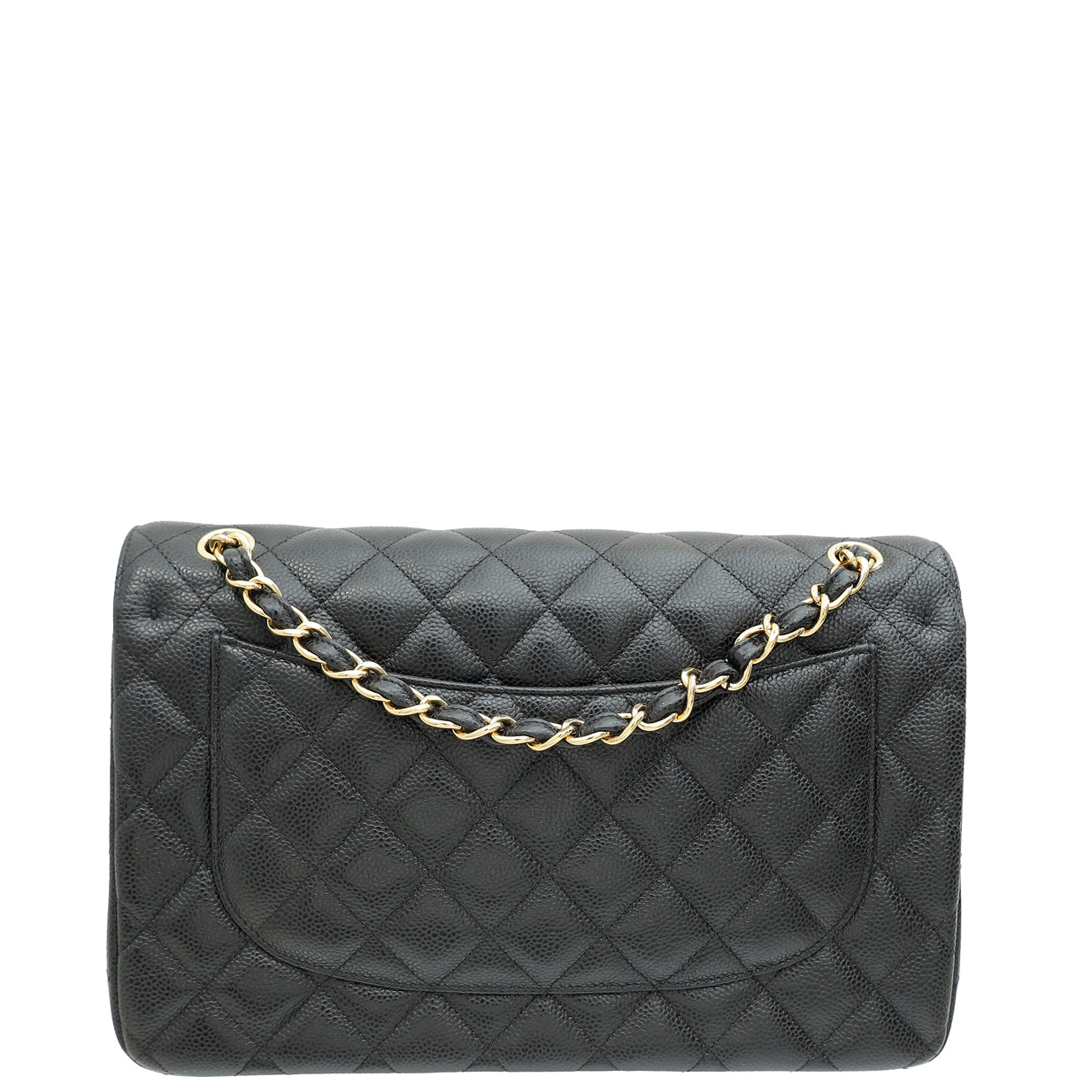 Chanel Black CC Classic Double Flap Jumbo Bag-Chanel-THE CLOSET