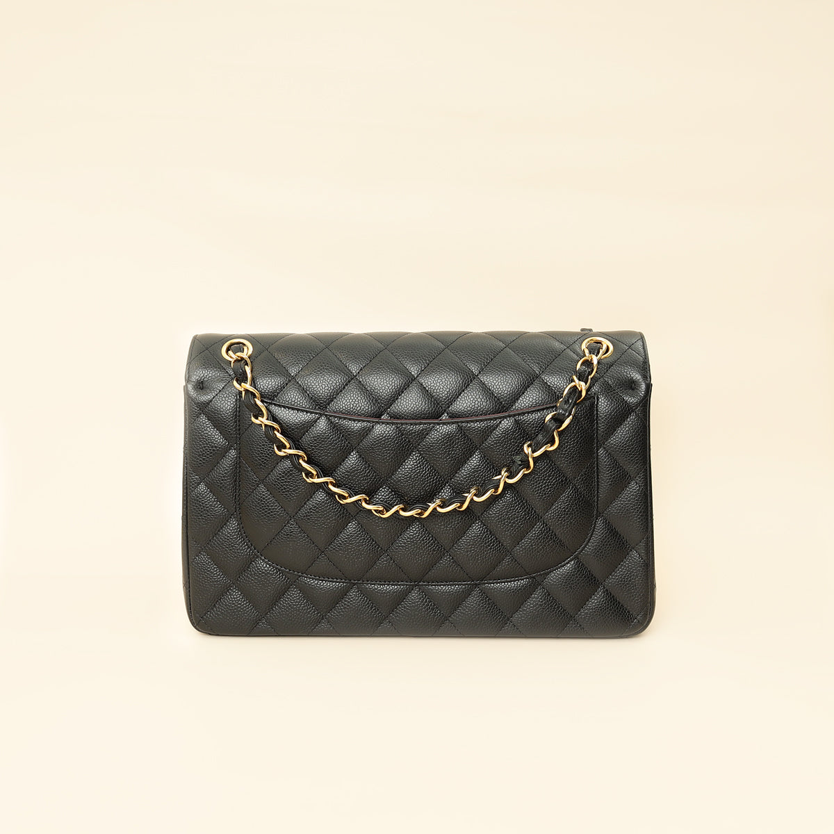 Chanel Black CC Classic Double Flap Jumbo Bag-Chanel-THE CLOSET