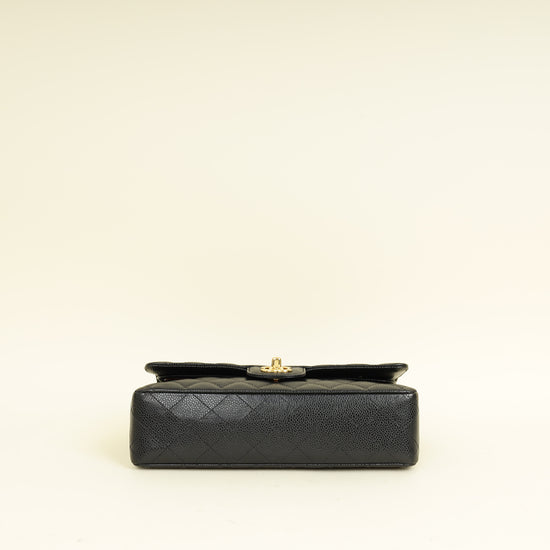 Chanel Black CC Classic 11.12 Double Flap Medium Bag