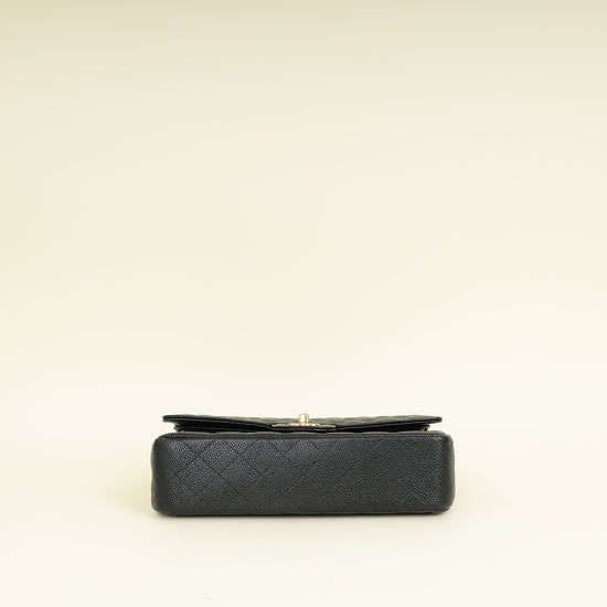 Chanel Black CC Classic 11.12 Double Flap Medium Bag