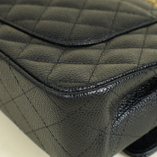 Chanel Black CC Classic 11.12 Double Flap Medium Bag