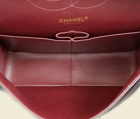 Chanel Black CC Classic Double FLap Jumbo Bag