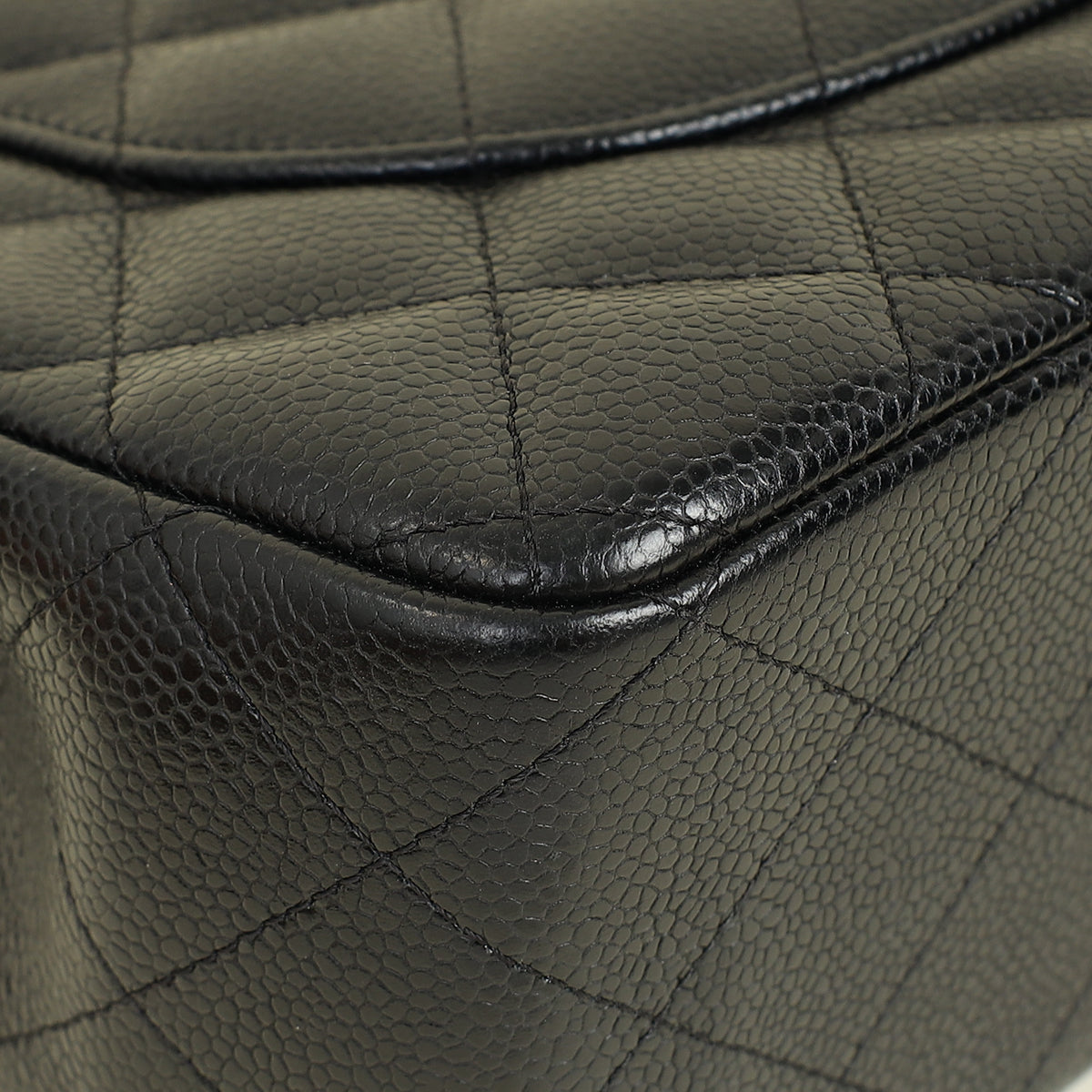 Chanel Black CC Classic Double FLap Jumbo Bag