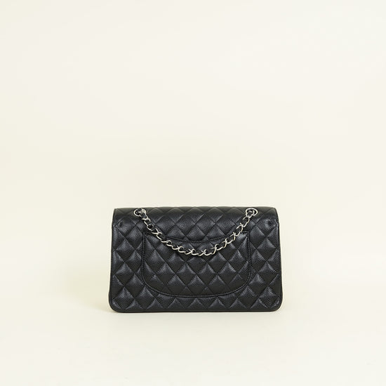 Chanel Black Classic Double Flap Medium Bag