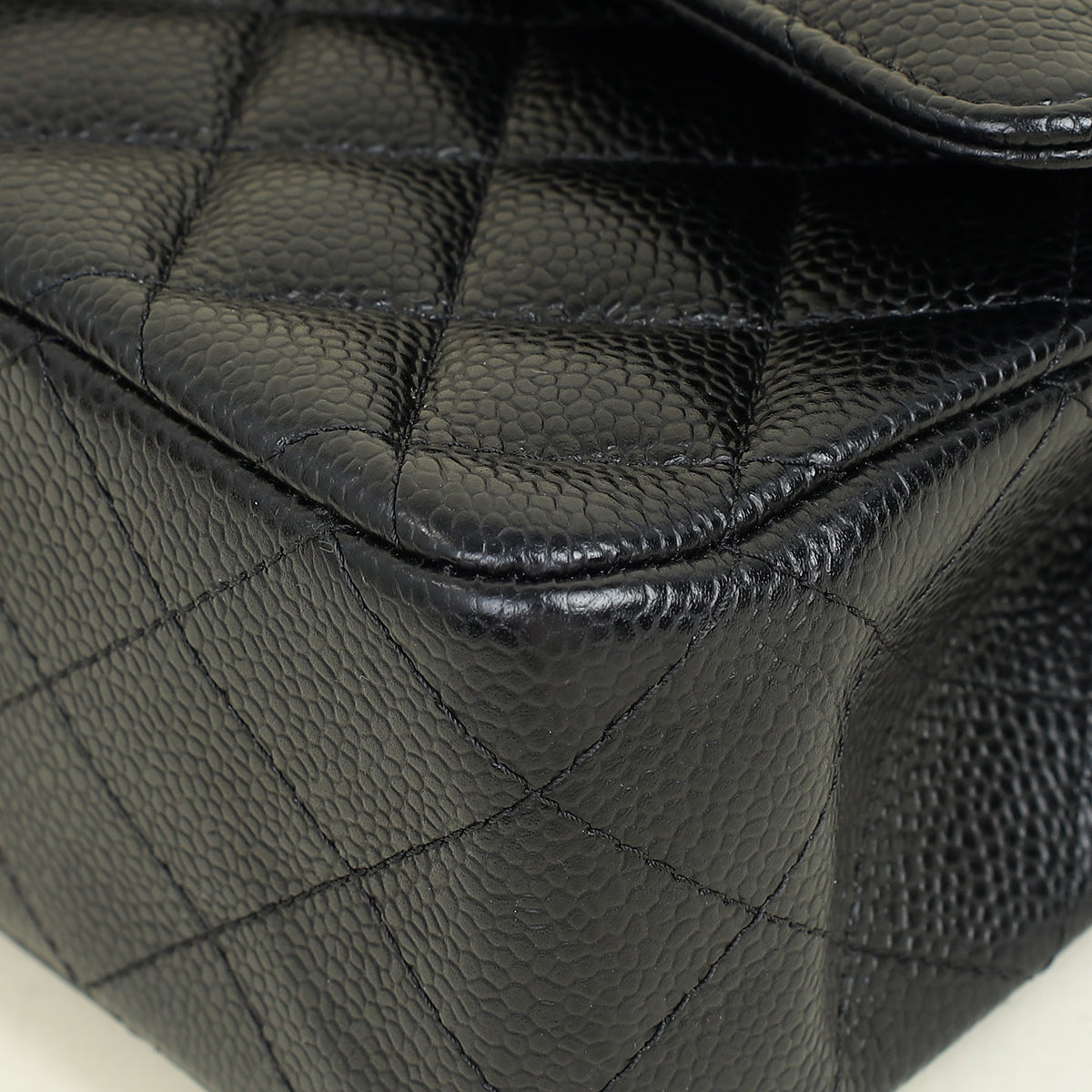 Chanel Black Classic Double Flap Medium Bag