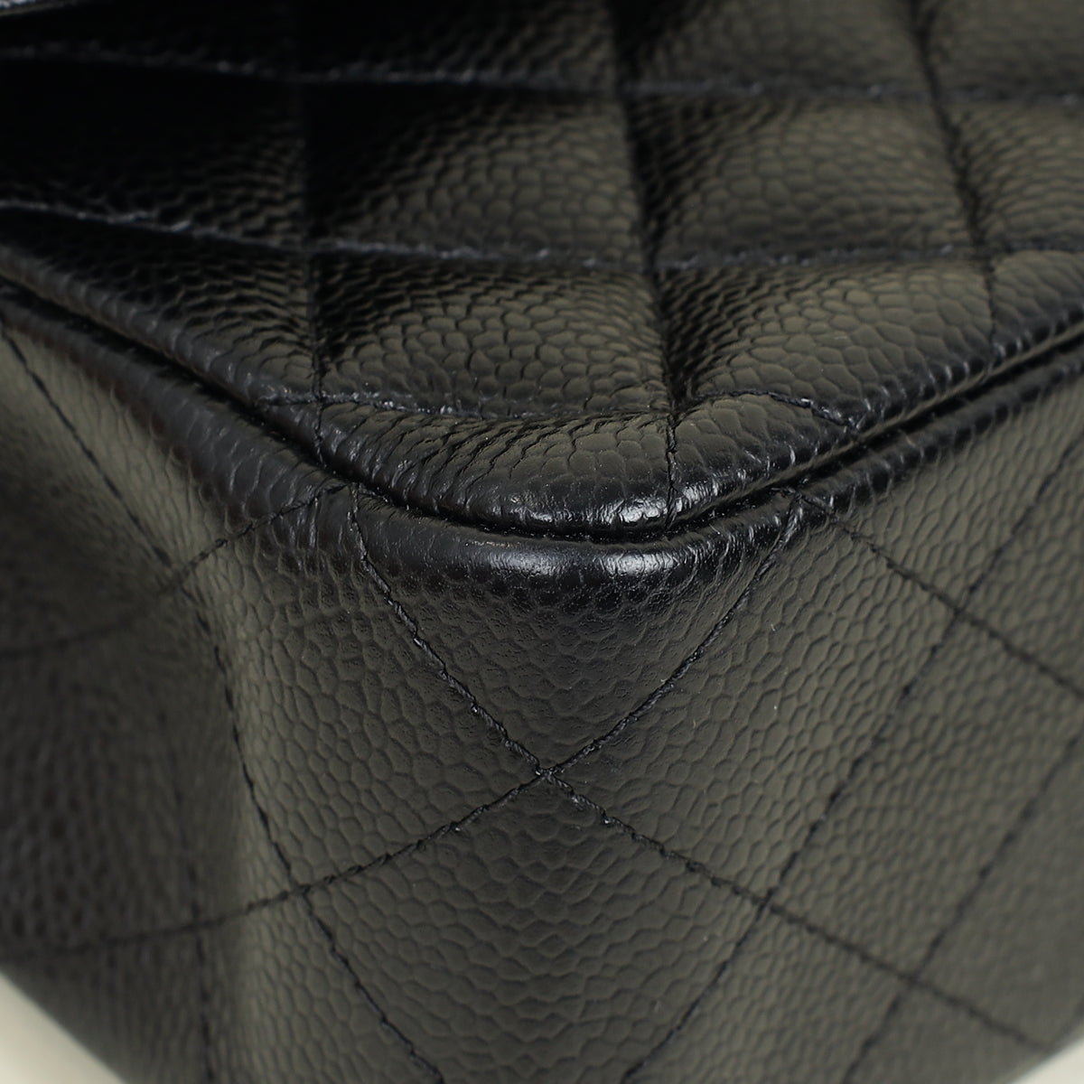 Chanel Black Classic Double Flap Medium Bag