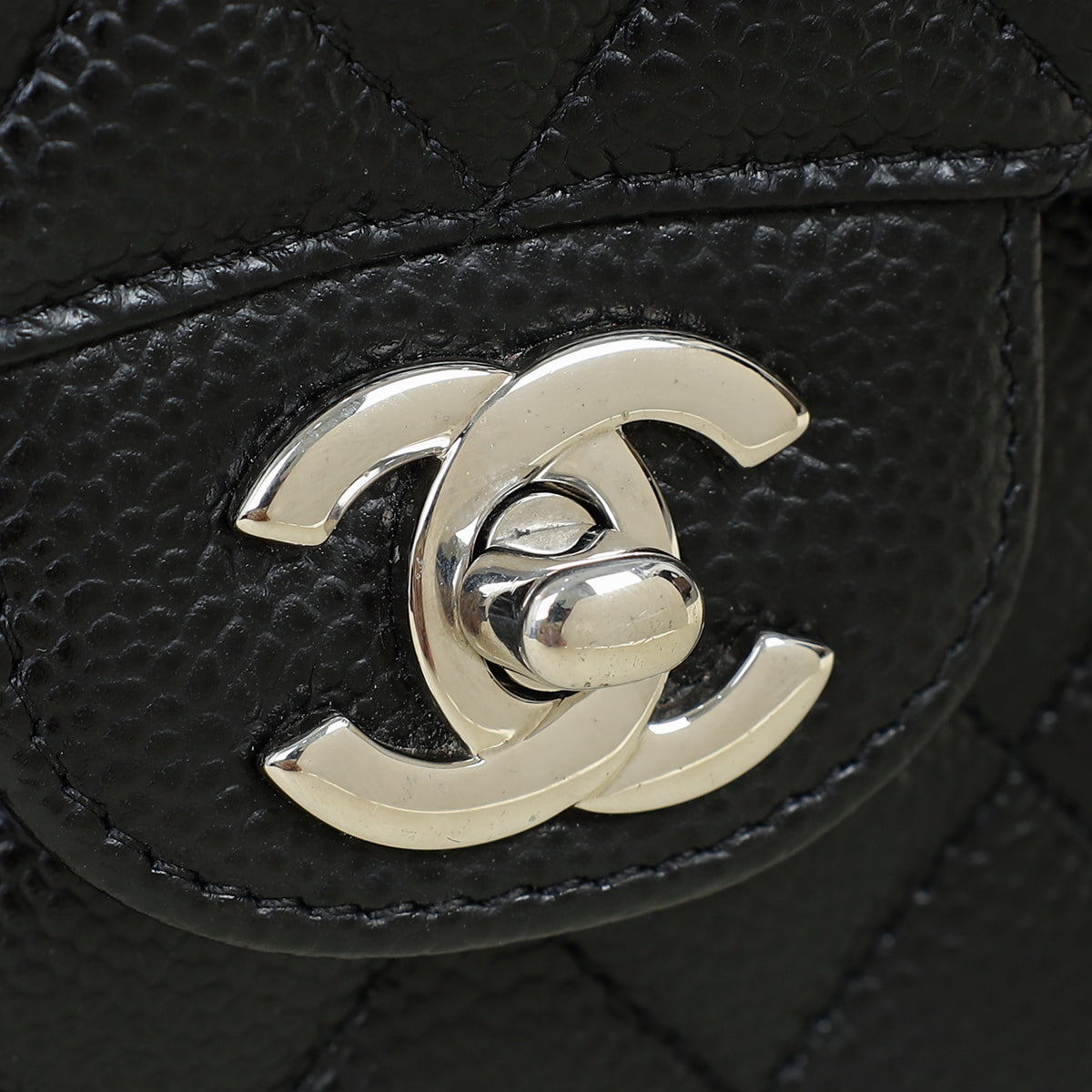 Chanel Black Classic Double Flap Medium Bag