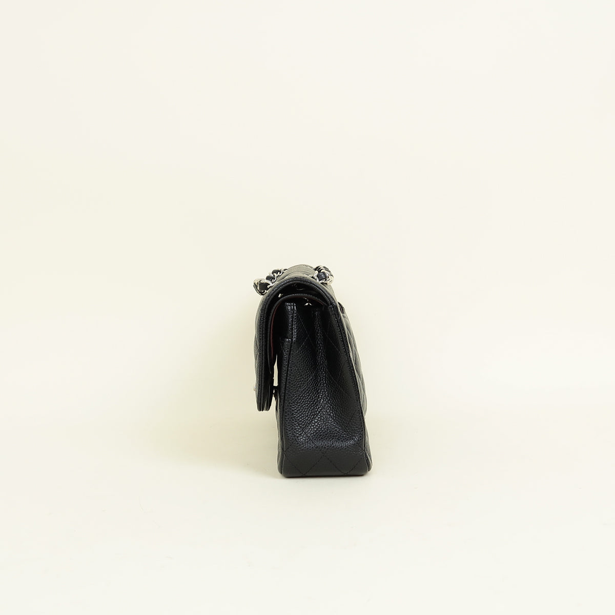 Chanel Black Classic Double Flap Medium Bag