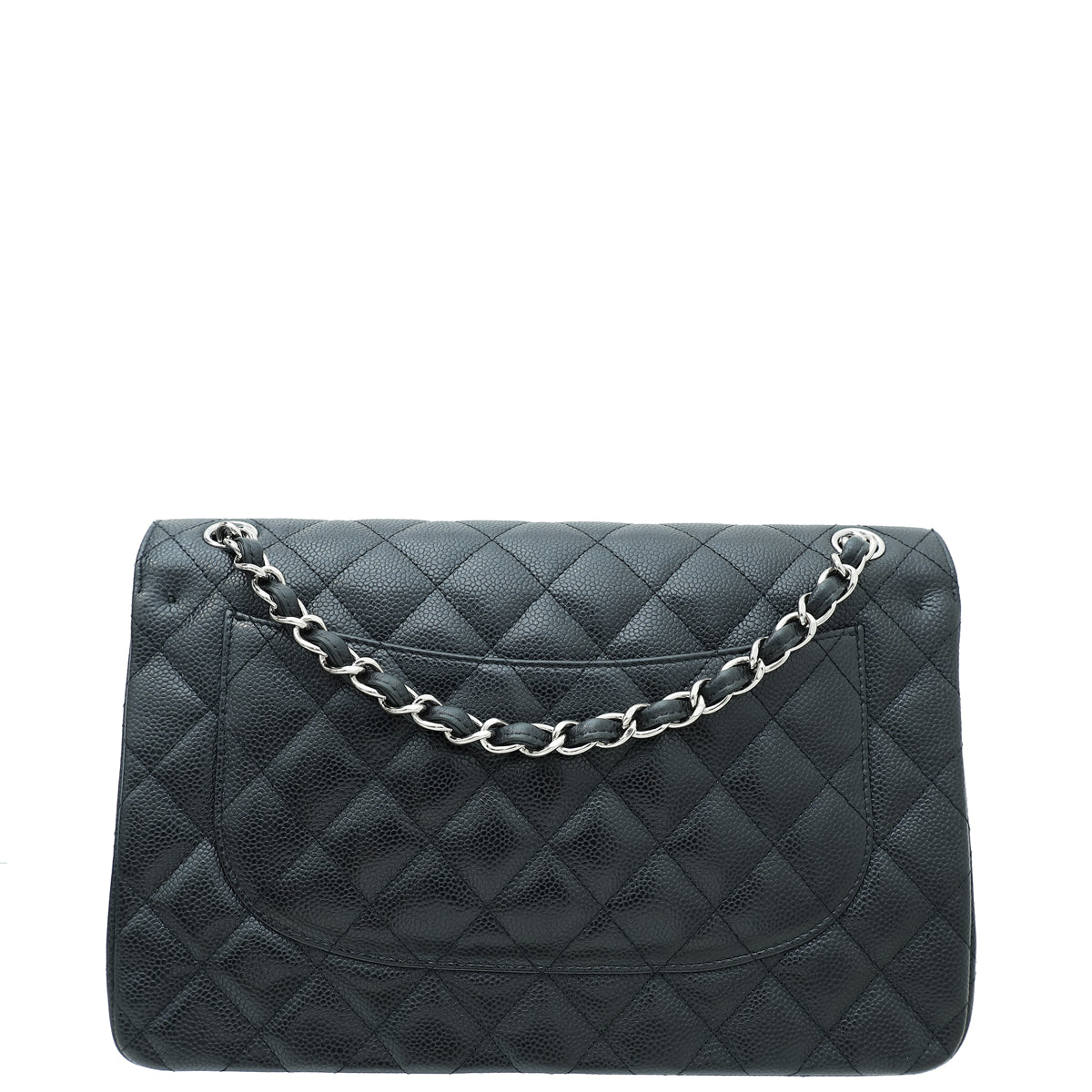 Chanel Black CC Classic Double Flap Jumbo Bag-Chanel-THE CLOSET