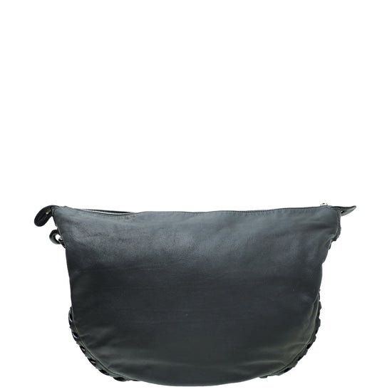 Chanel Black CC Resin Modern Chain Hobo Bag