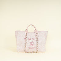 Chanel Pink Deauville Tote Bag