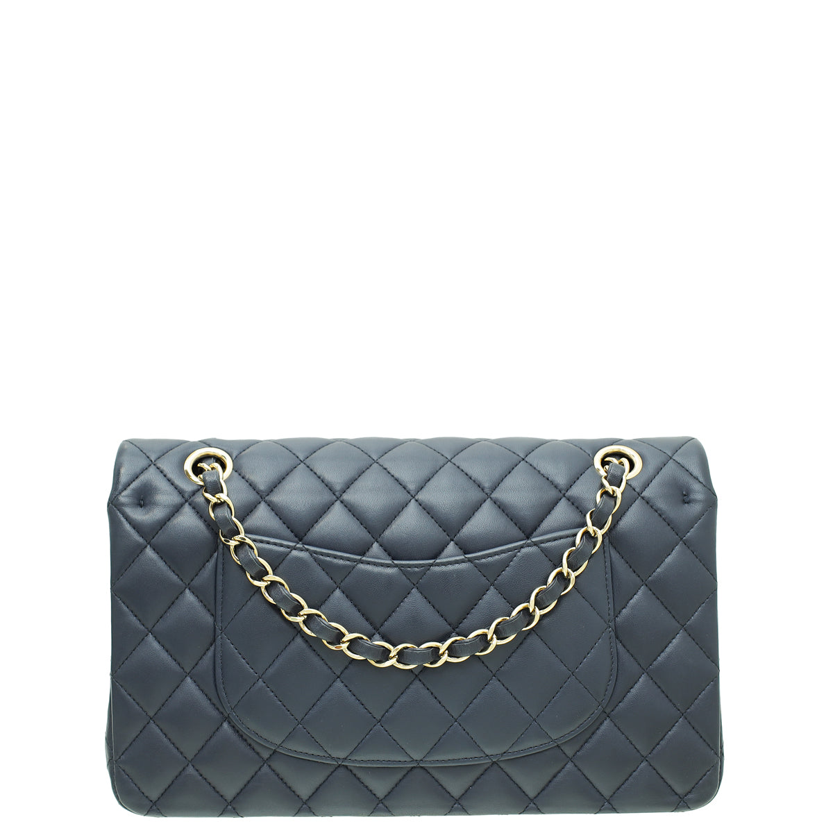 Chanel Navy Classic Double Flap Medium Bag-Chanel-THE CLOSET