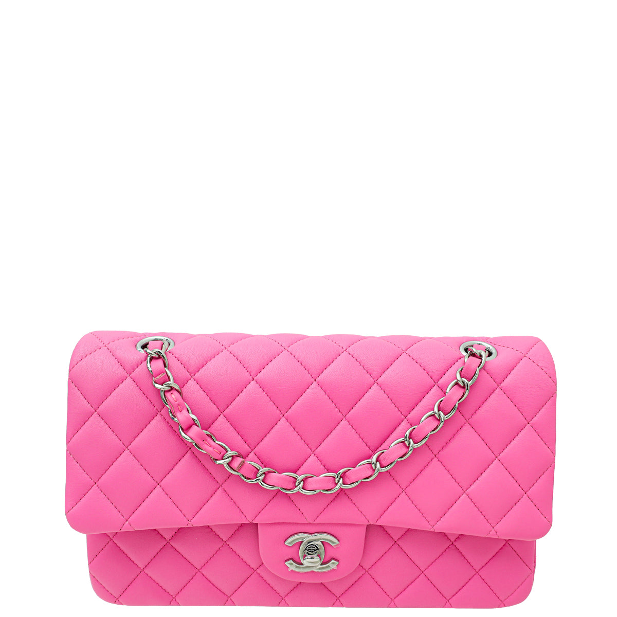 Chanel Pink C Classic 11.12 Double Flap Medium Bag-Chanel-THE CLOSET