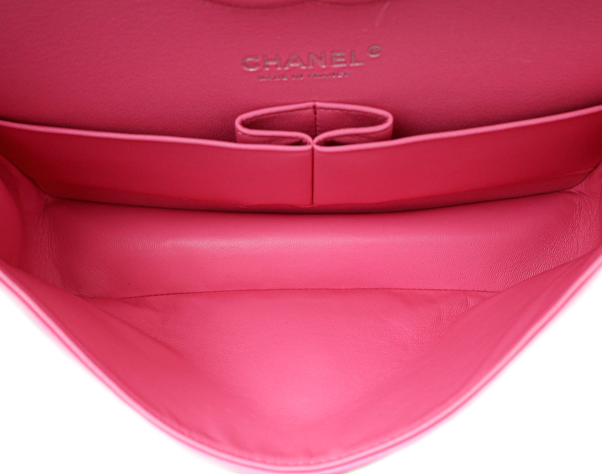 Chanel Pink C Classic 11.12 Double Flap Medium Bag
