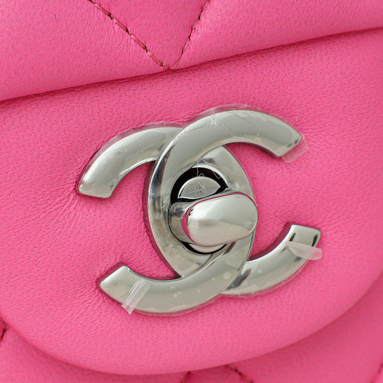 Chanel Pink C Classic 11.12 Double Flap Medium Bag