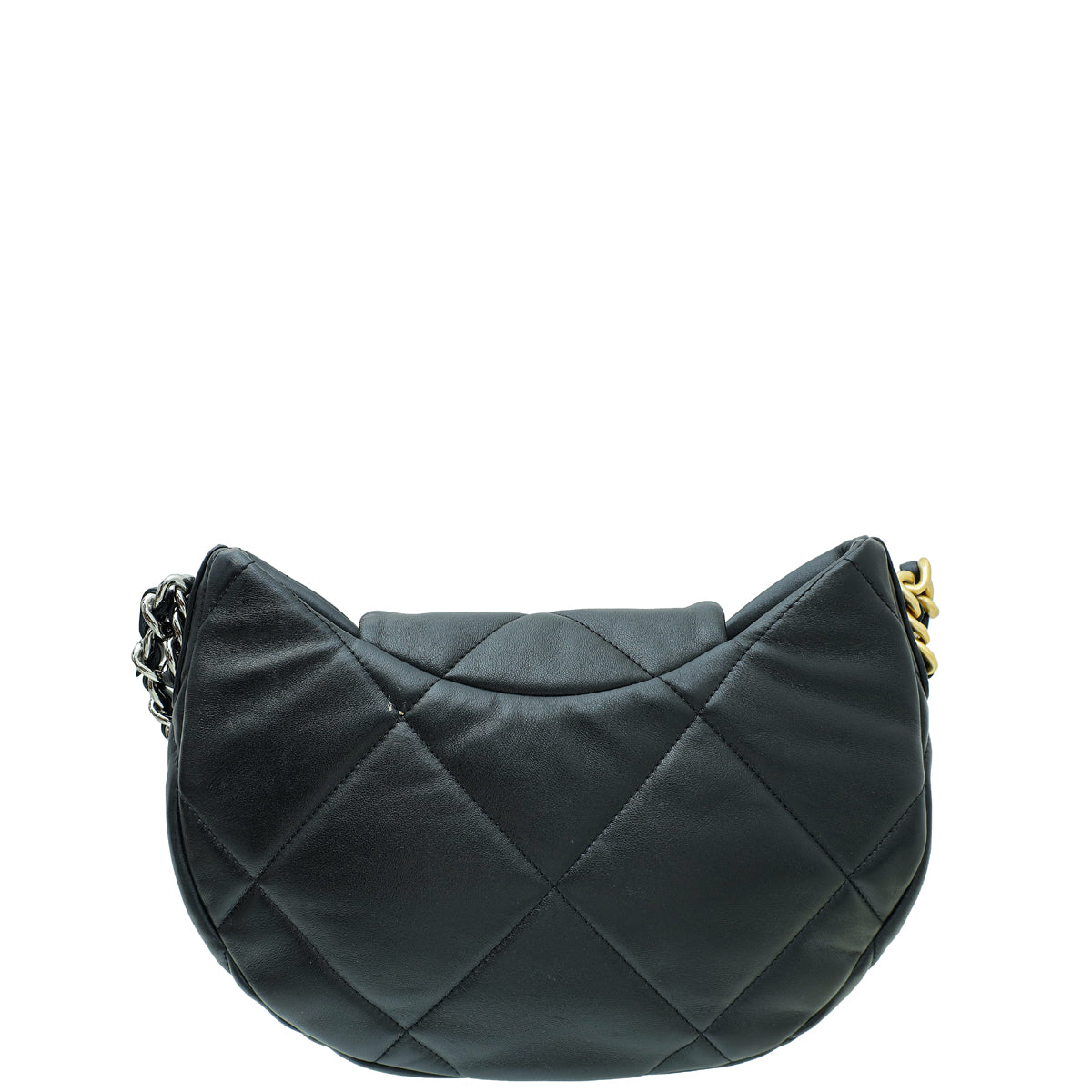 Chanel Black 19 Hobo Bag