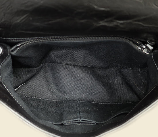 Chanel Metallic Asphalt CC Coco Handle Flap Bag