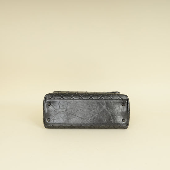 Chanel Metallic Asphalt CC Coco Handle Flap Bag