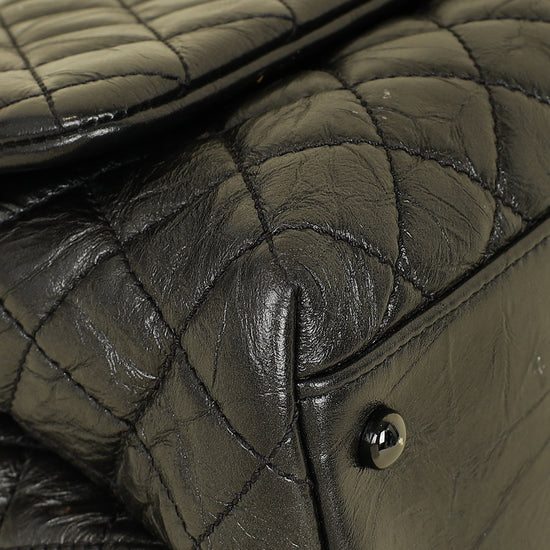 Chanel Metallic Asphalt CC Coco Handle Flap Bag