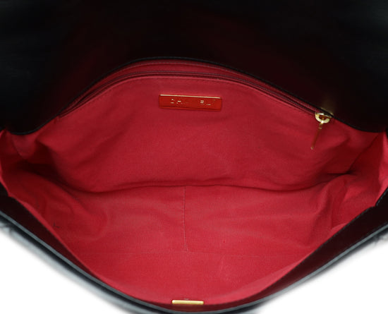 Chanel Black CC 19 Small Flap Bag