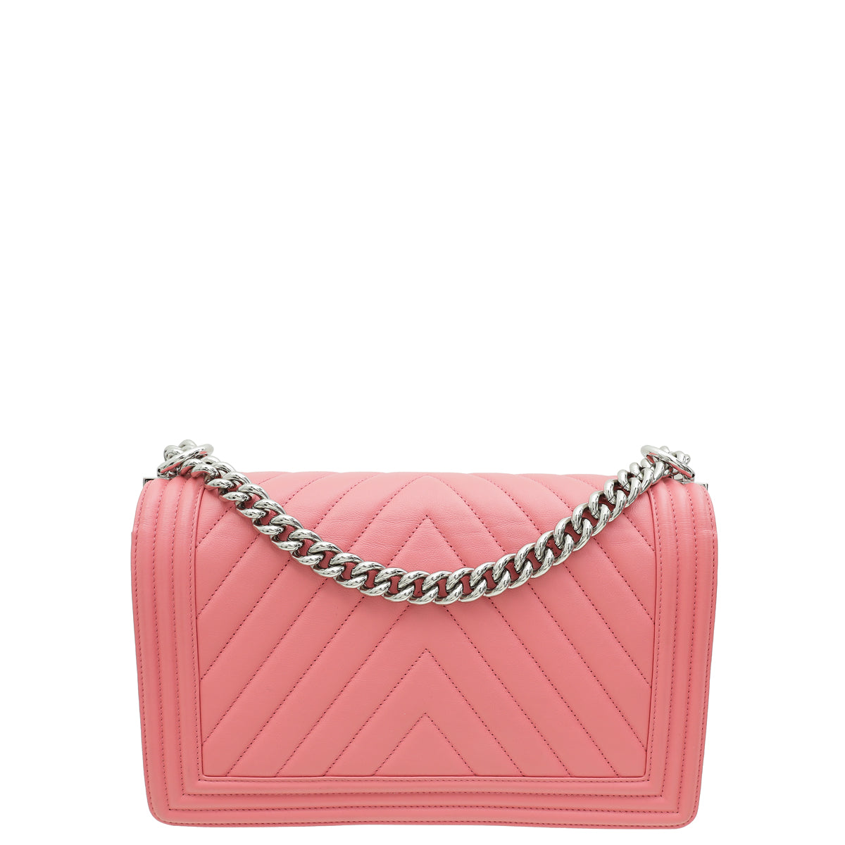 Chanel Pink Le Boy Chevron New Medium Bag-Chanel-THE CLOSET