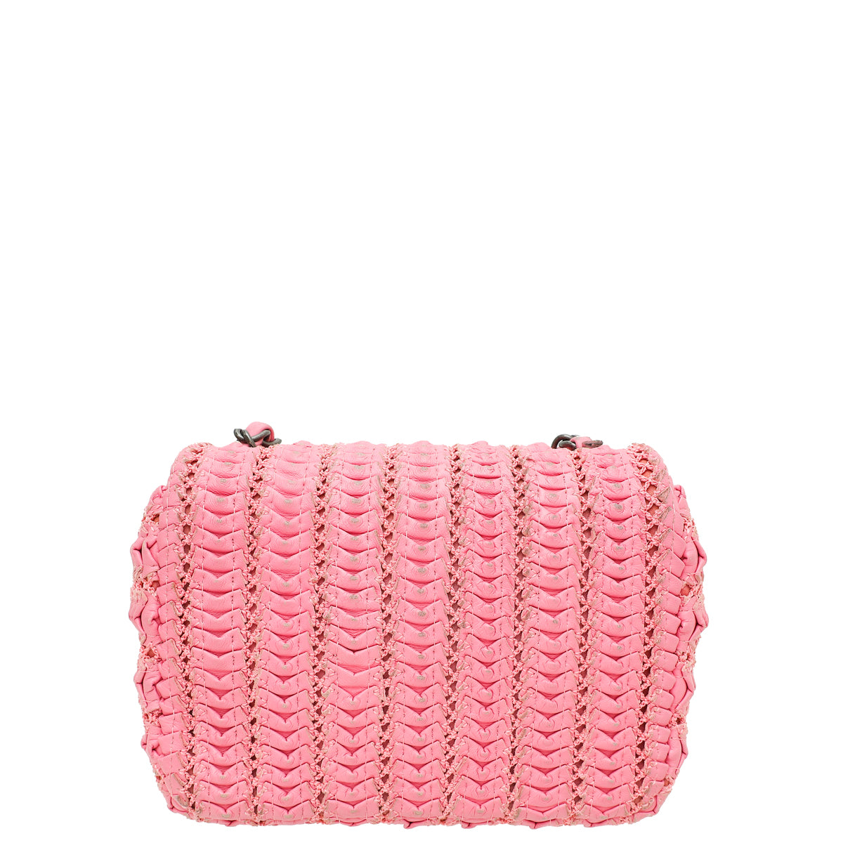 Chanel Pink CC Paris Seoul Crochet Mini Square Bag-Chanel-THE CLOSET