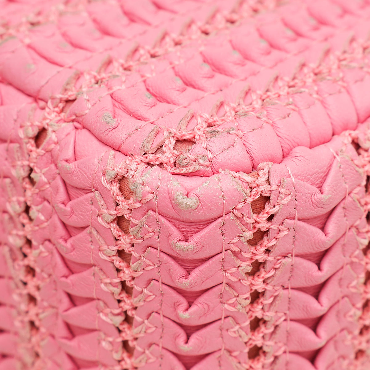 Chanel Pink CC Paris Seoul Crochet Mini Square Bag – THE CLOSET