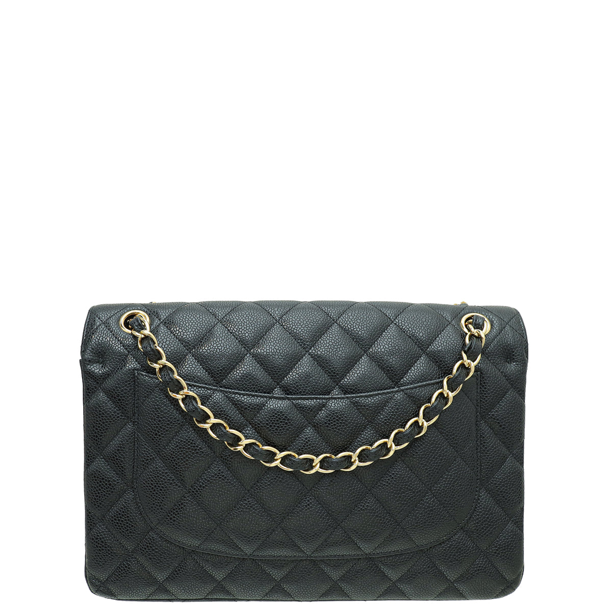 Chanel Black CC Classic Double Flap Jumbo Bag-Chanel-THE CLOSET