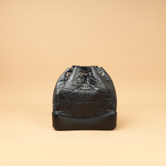Chanel Black CC Gabrielle Small Backpack Bag-Chanel-THE CLOSET