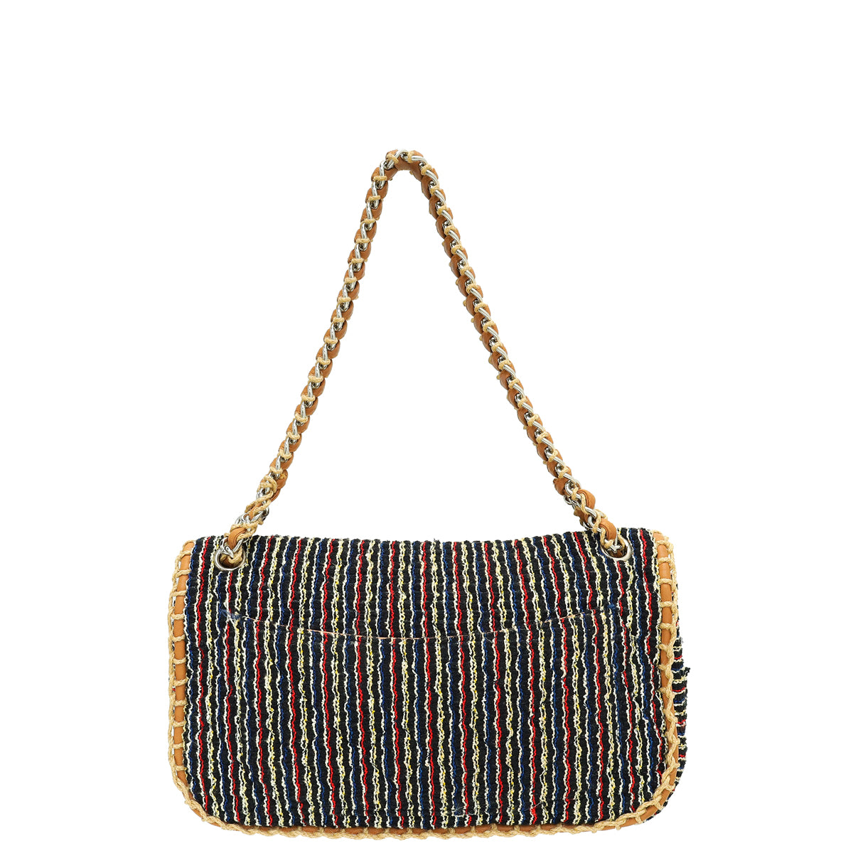 Chanel Bicolor Tweed St. Tropez Flap Bag Large-Chanel-THE CLOSET