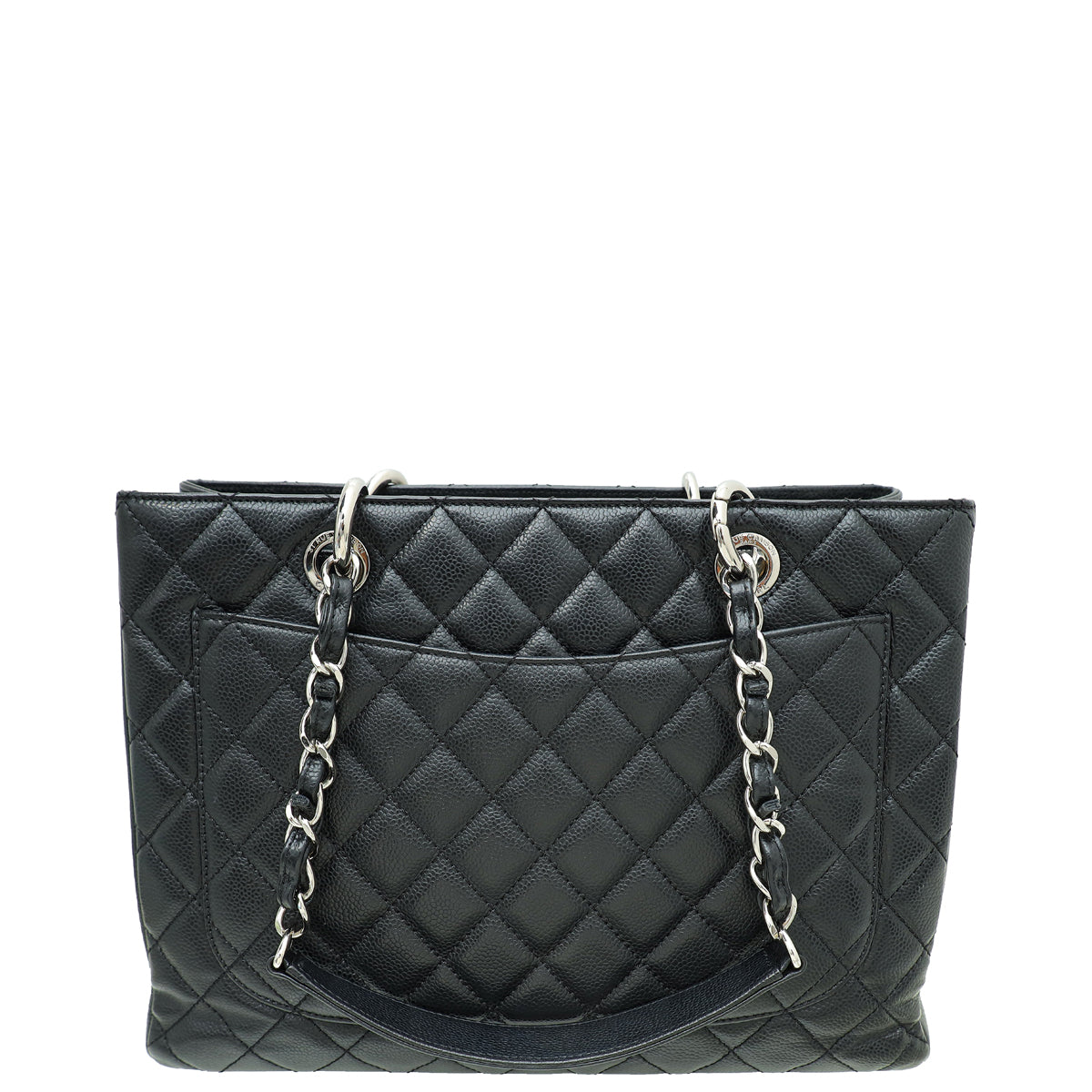 Chanel Black CC GST Medium Tote Bag