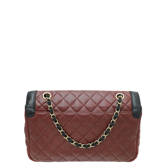 Chanel Bicolor Quilted Two Tone Day Flap Bag