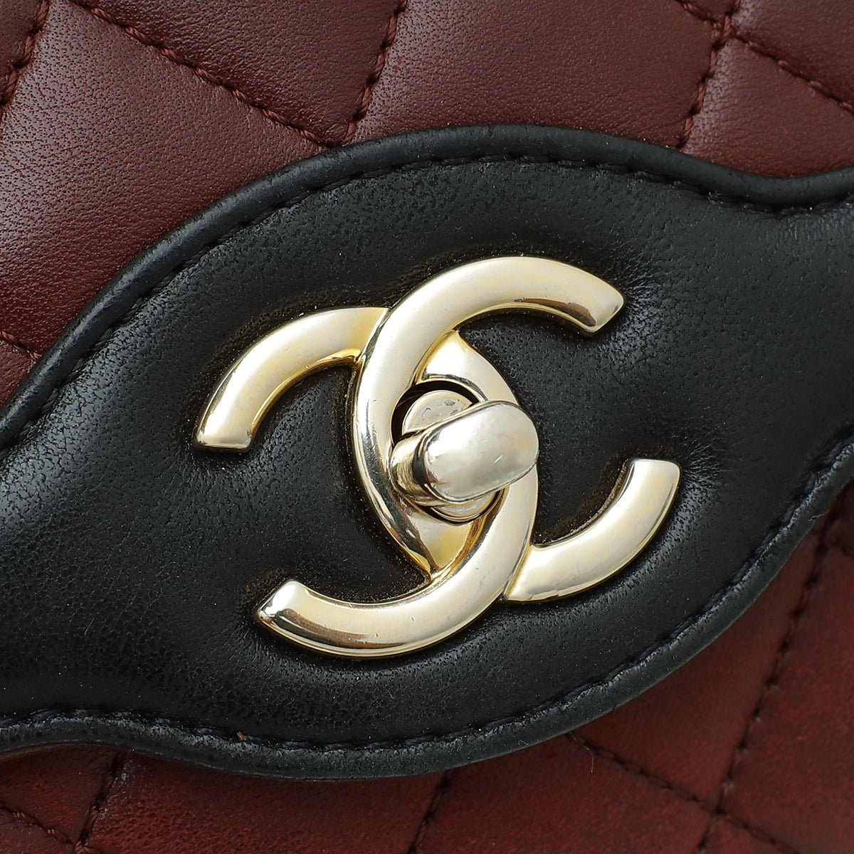 Chanel Bicolor Quilted Two Tone Day Flap Bag