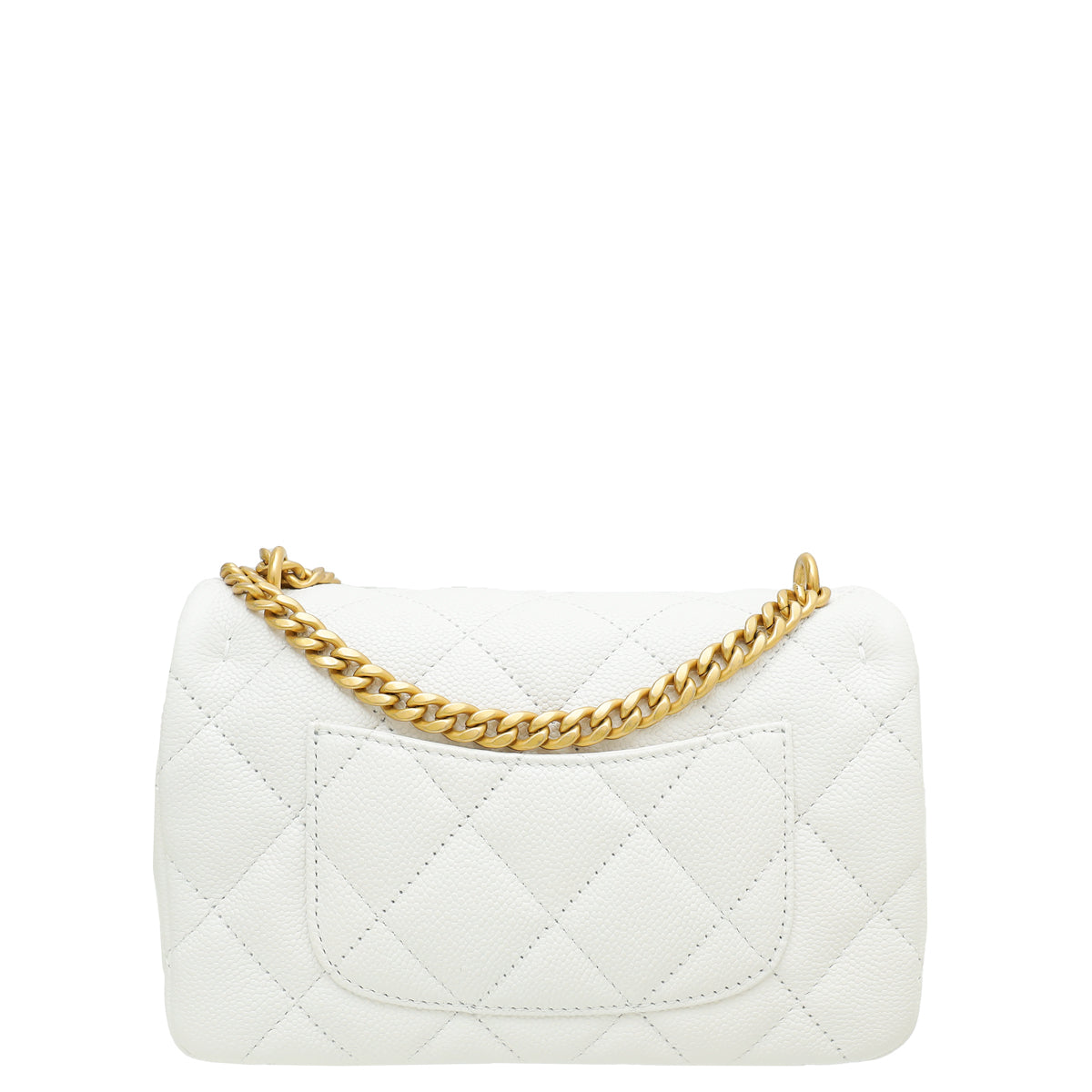 Chanel White CC Sweetheart Crush Mini Rectangular Flap Bag-Chanel-THE CLOSET
