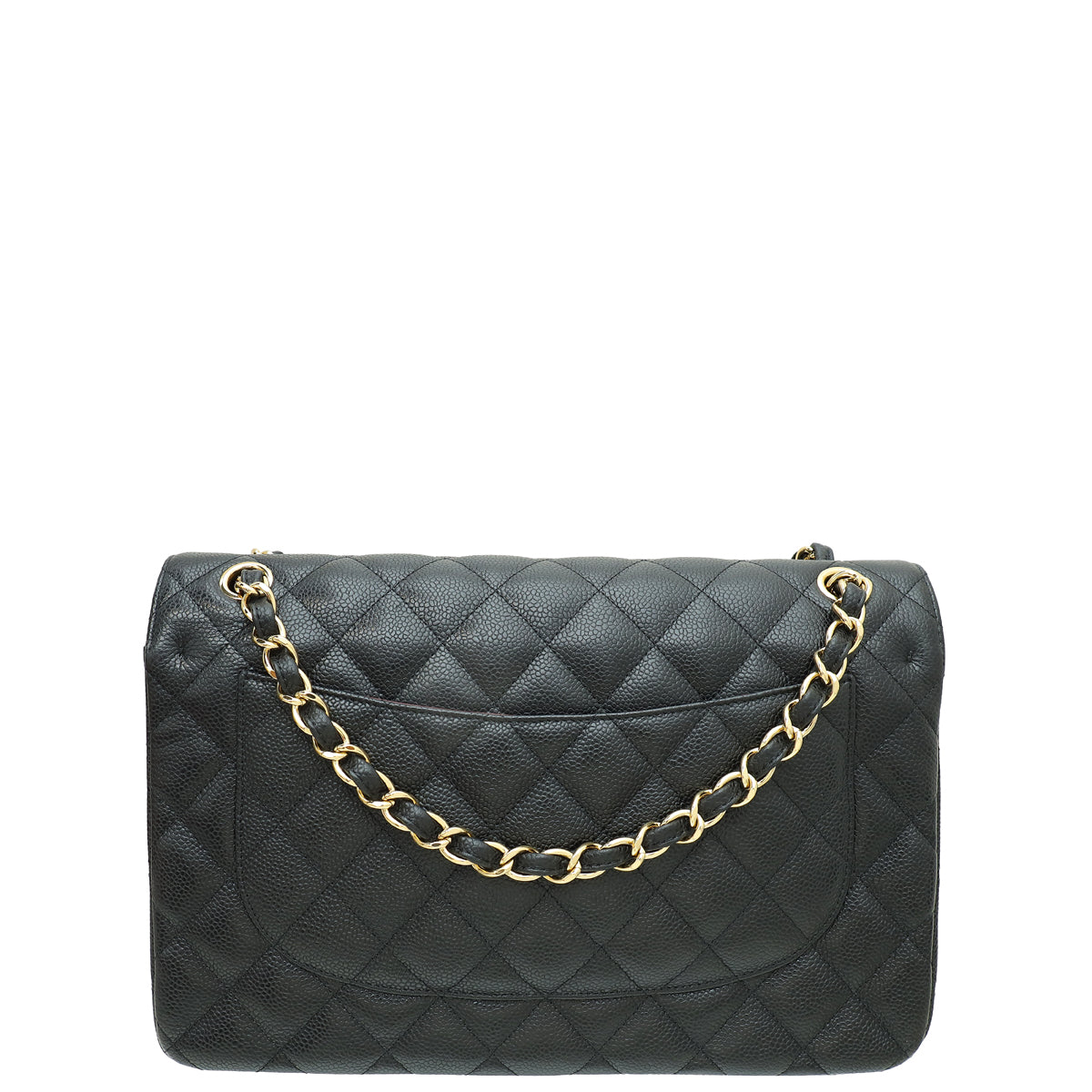 Chanel Black CC Classic Double Flap Jumbo Bag-Chanel-THE CLOSET