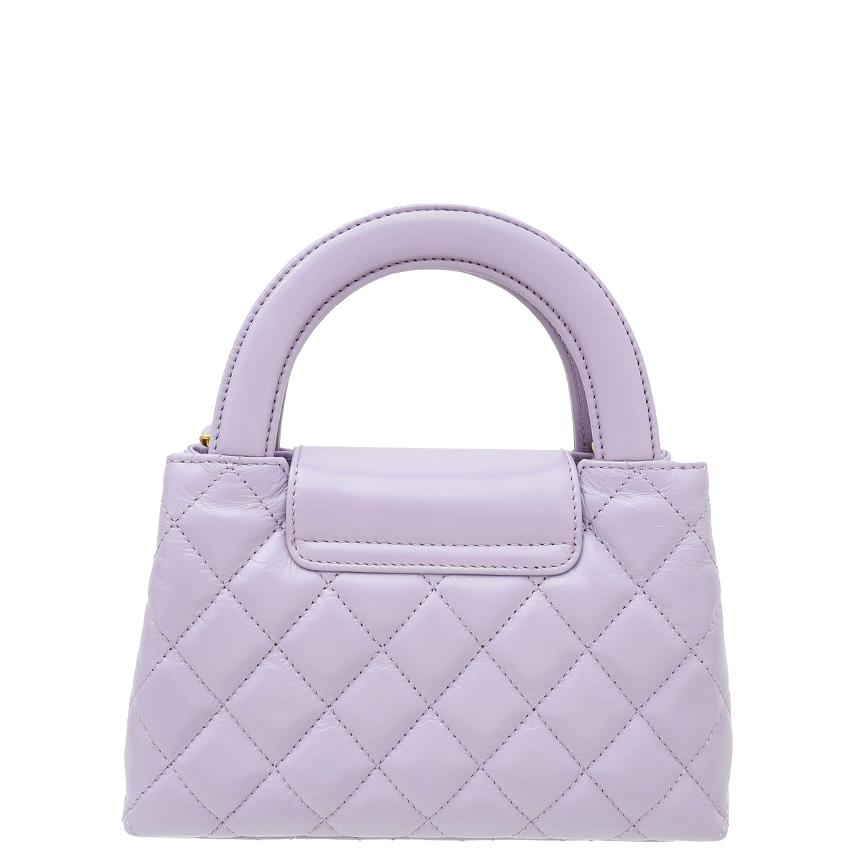 Chanel Lilac Quilted CC Mini Kelly Bag-Chanel-THE CLOSET