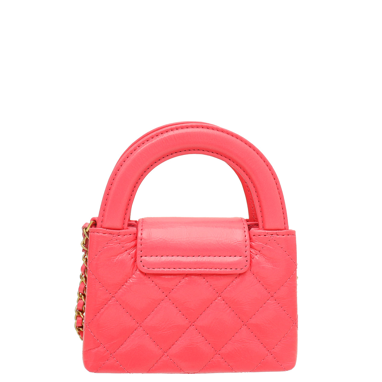 Chanel Pink CC Micro Kelly Quilted Bag-Chanel-THE CLOSET