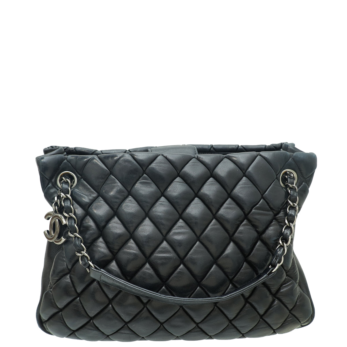Chanel Black CC Charm New Bubble Small Tote Bag-Chanel-THE CLOSET