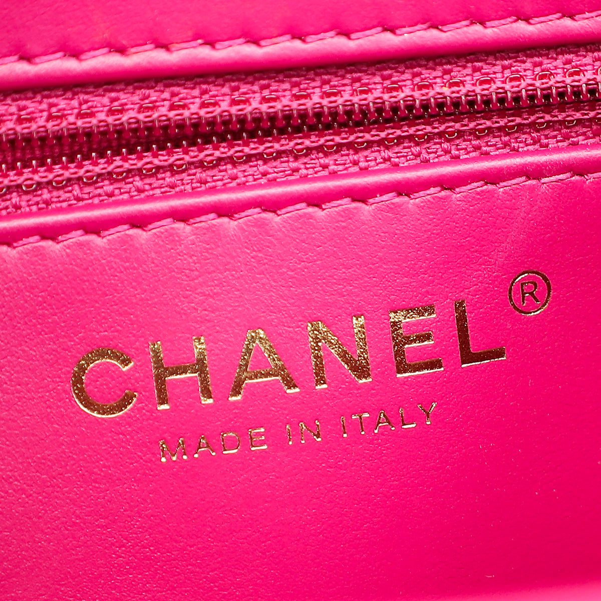 Chanel Fuchsia CC Mini Kelly Quilted Bag