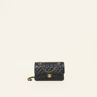 Chanel Black Classic Double Flap Small Bag