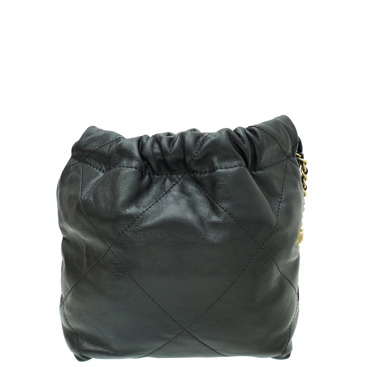 Chanel Black 22 Mini Metallic Calfskin Bag-Chanel-THE CLOSET